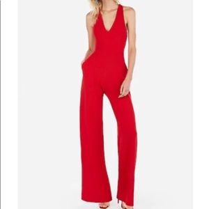 Red jumpsuit